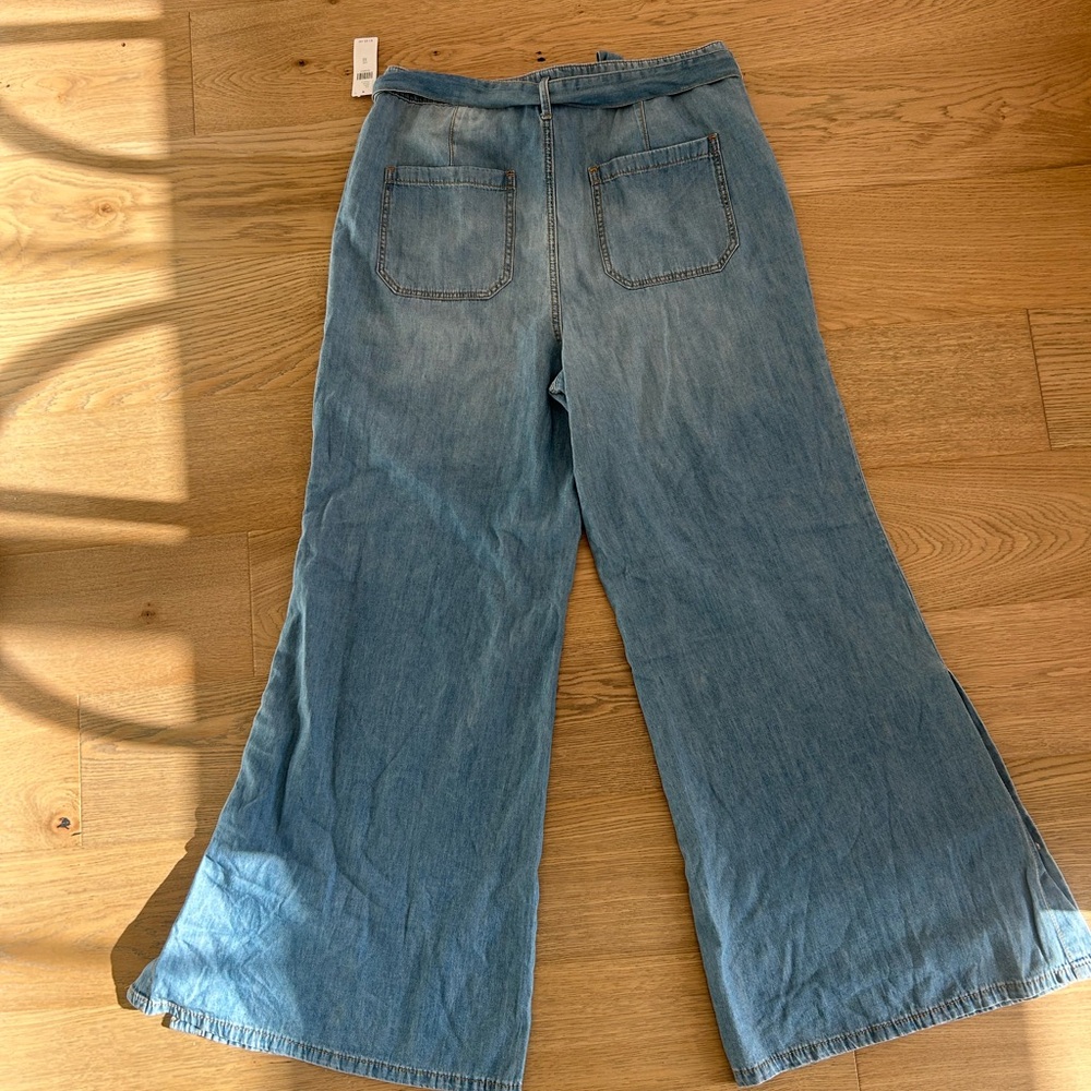 Anthropologie Light Blue Flare Jeans - Picture 11 of 13